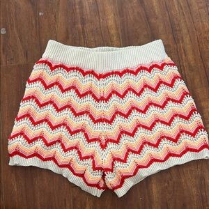 Chevron Knit Women's Shorts